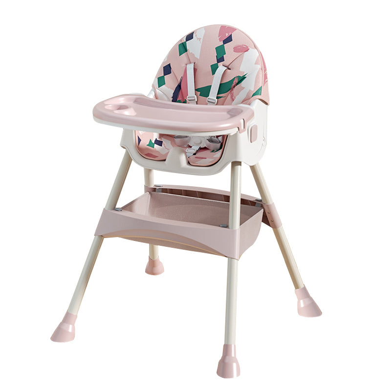 Comfort 2-in-1 Children's High Chair - Pink Ornament - Unboxed