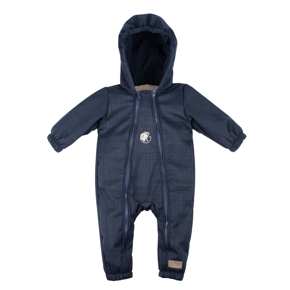 Monkey Mum® Children's Winter Softshell Snowsuit with Sherpa Lining - Fairy-Tale Evening Show, 2nd quality - size 62/68