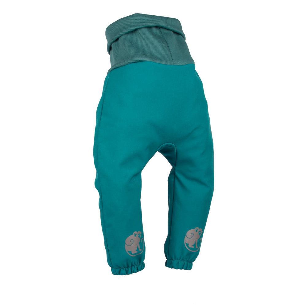 Children's growing softshell pants with membrane Monkey Mum® - Happy Lizard
