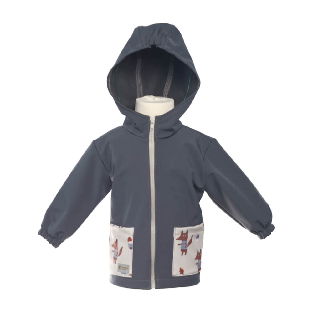 Children's Softshell Jacket with Membrane Monkey Mum® - Mysterious Trip with a Fox