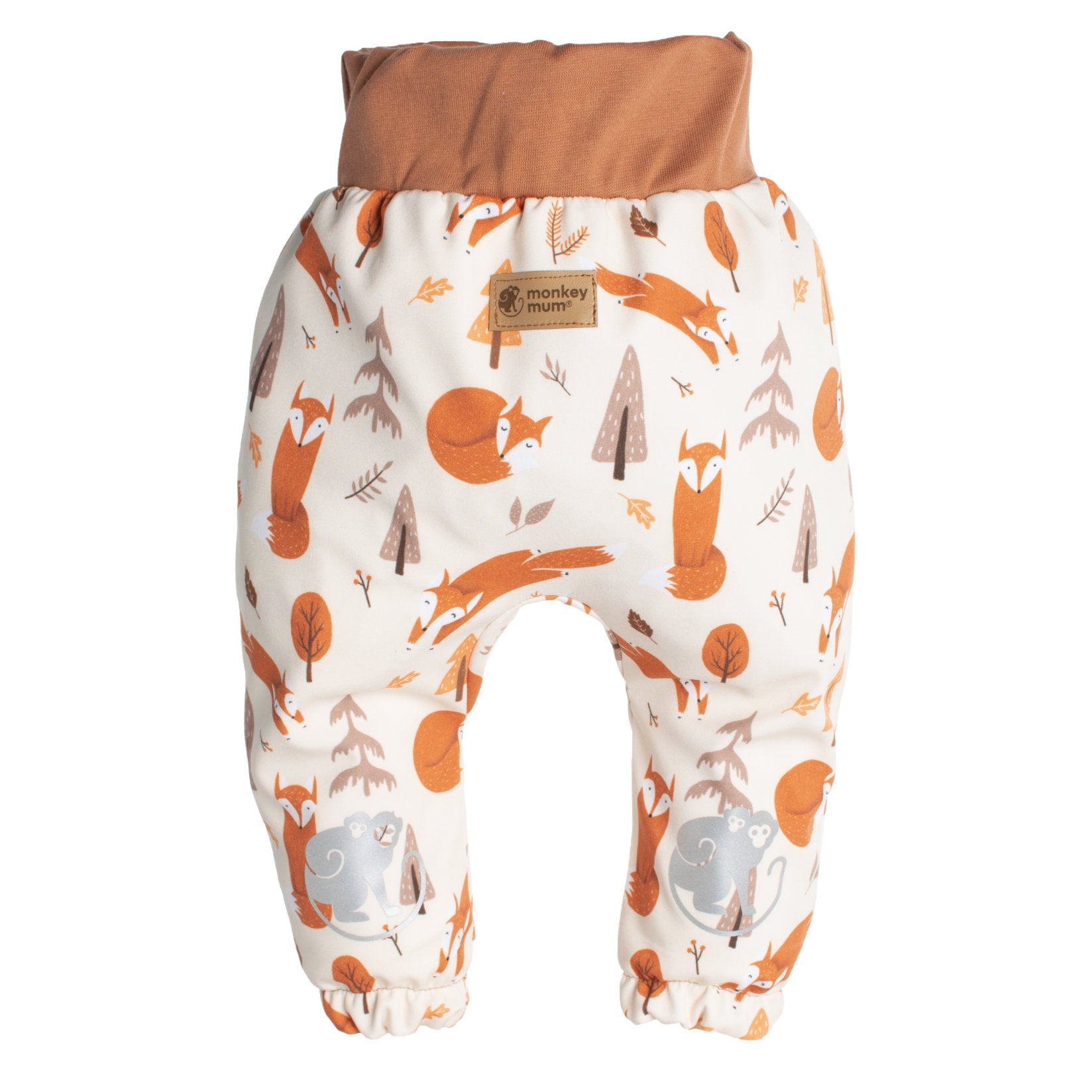 Children's softshell pants with membrane Monkey Mum® - Fox Games
