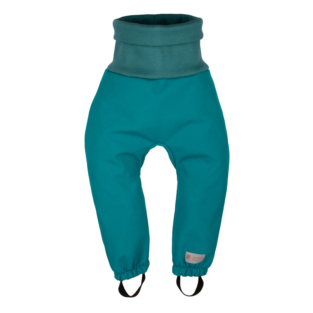 Children's growing softshell pants with membrane Monkey Mum® - Happy Lizard
