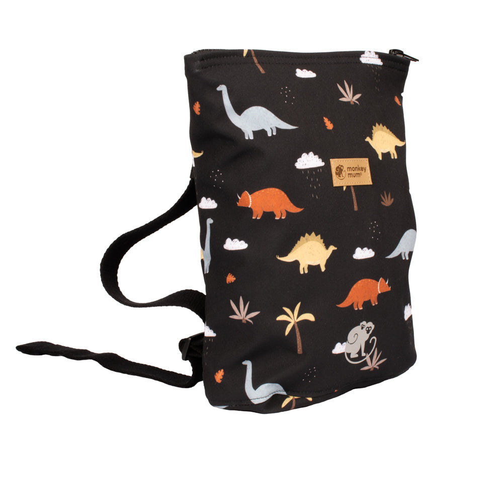 Children's softshell backpack Monkey Mum® - Dinosaur trail