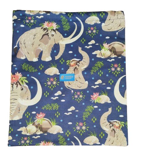 Monkey Mum® fabric bag - Mammoths
