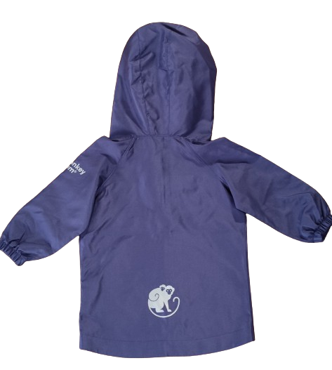 Monkey Mum® Crinkle jacket with raglan sleeves - Dark Purple