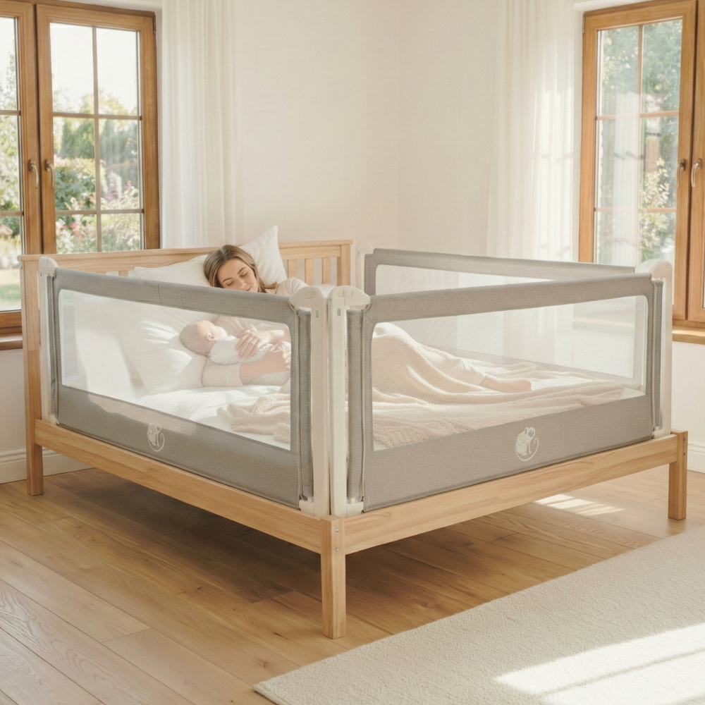 Monkey Mum® Popular Bed Rail - Dark Gray - Design