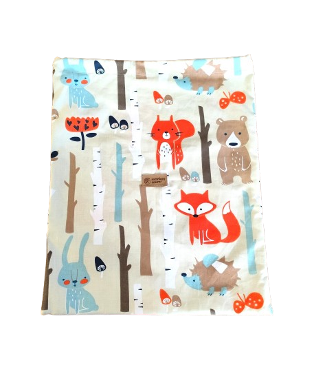 Monkey Mum® fabric bag - Forest Animals