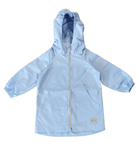 Monkey Mum® Crinkle jacket with raglan sleeves - Light Blue