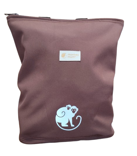 Monkey Mum® children's softshell backpack - Brown