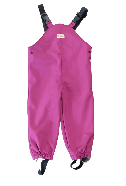 Monkey Mum® Softshell bib pants with membrane - Juicy Raspberry