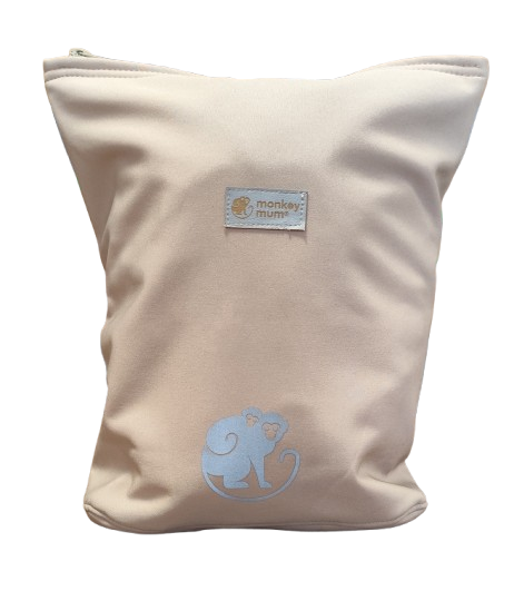 Monkey Mum® children's softshell backpack - Beige