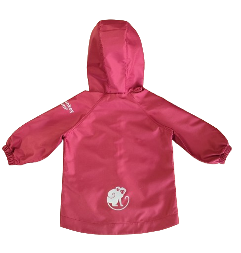 Monkey Mum® Crinkle jacket with raglan sleeves - Burgundy