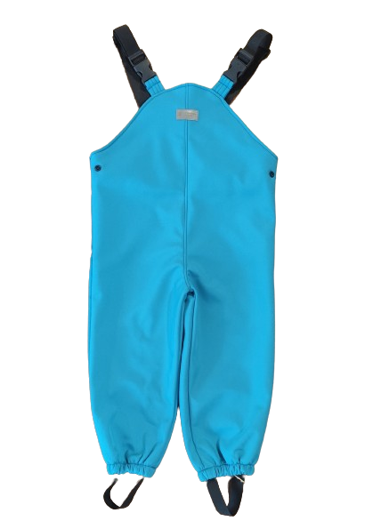 Monkey Mum® Softshell bib pants with membrane - Cheerful Lizard