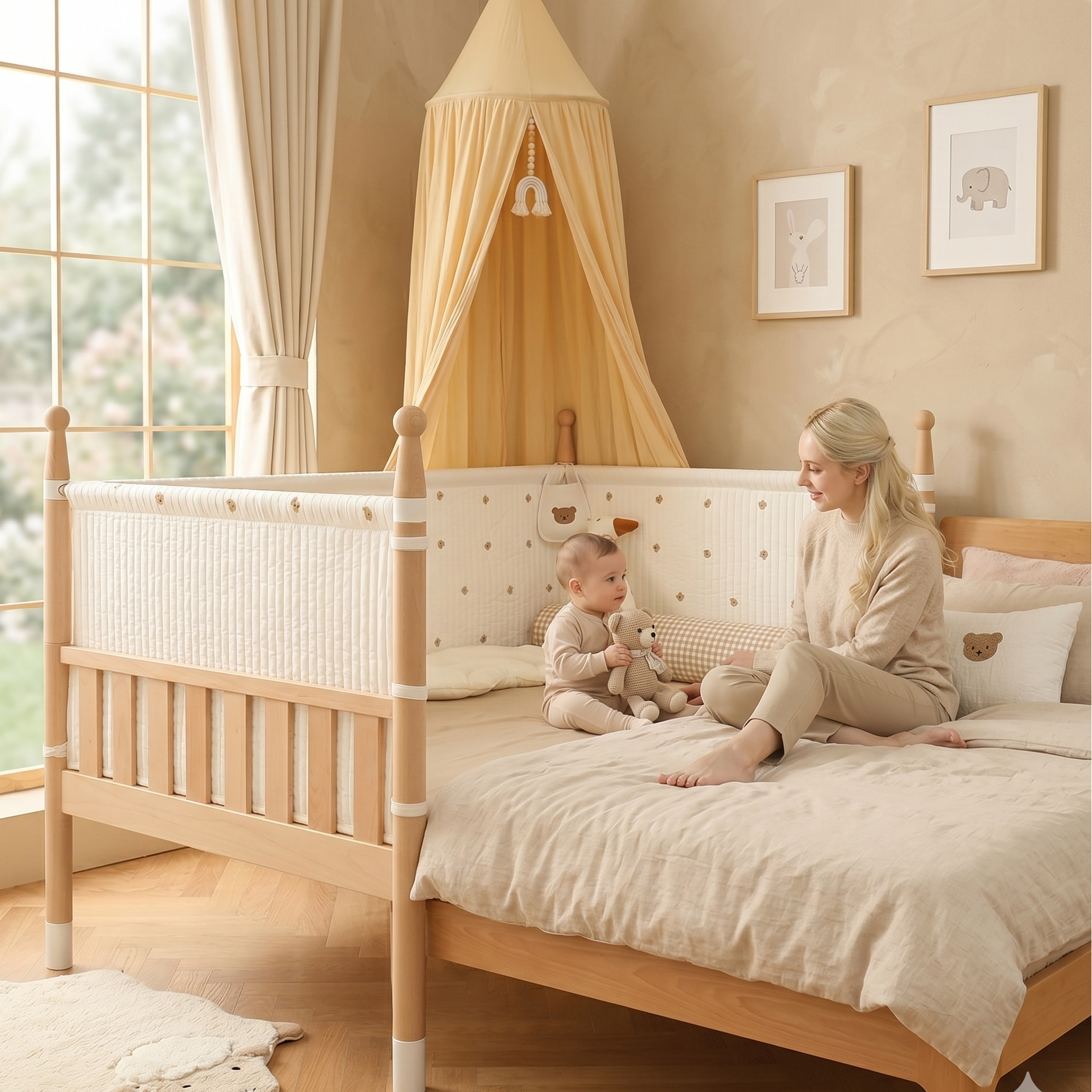 5-in-1 Children's Bed - Solid Wood