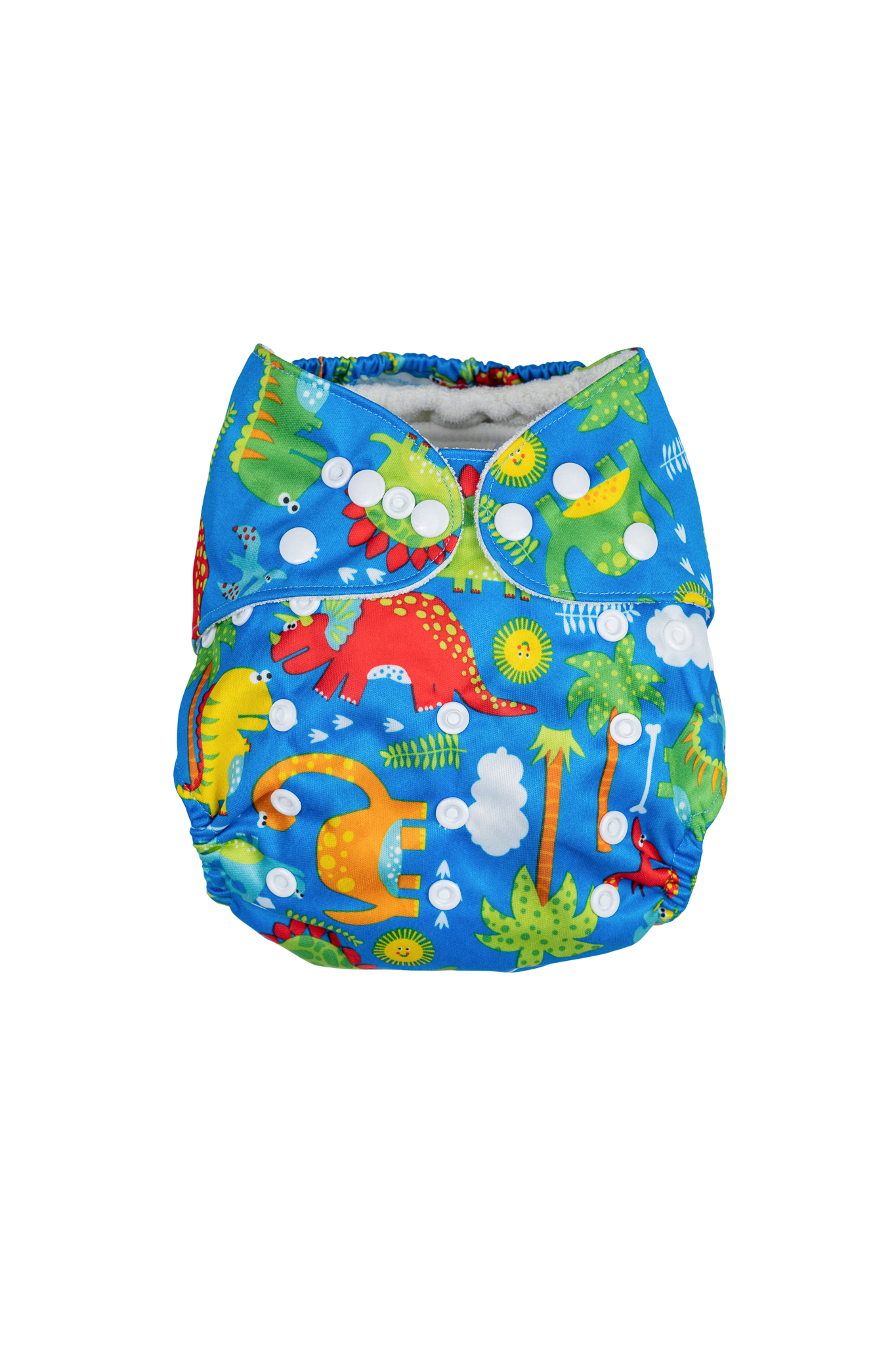 Bamboo adjustable cloth diaper - Dinosaur Expedition