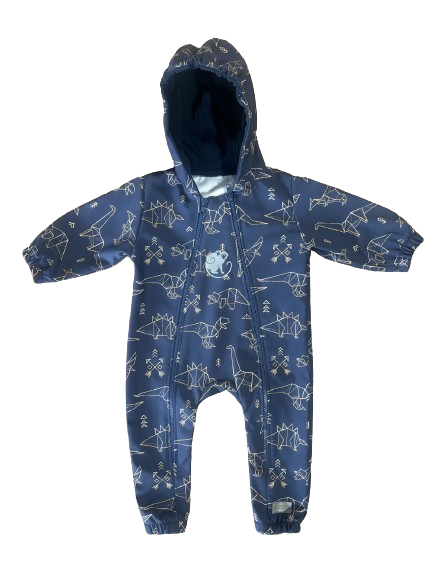 Monkey Mum® Softshell jumpsuit with membrane – Dinosaur Constellation - size 62/68, 74/80