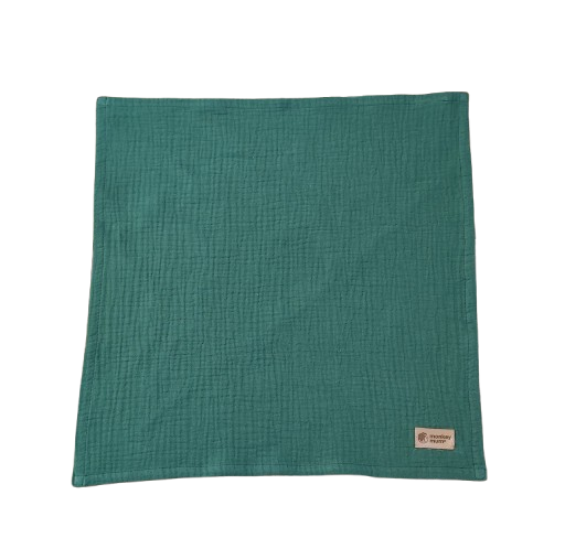 Monkey Mum® muslin diaper - Dark Green