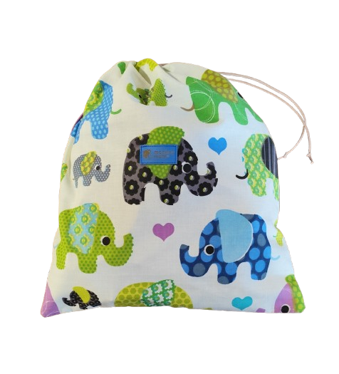 Monkey Mum® fabric bag - Happy Elephant