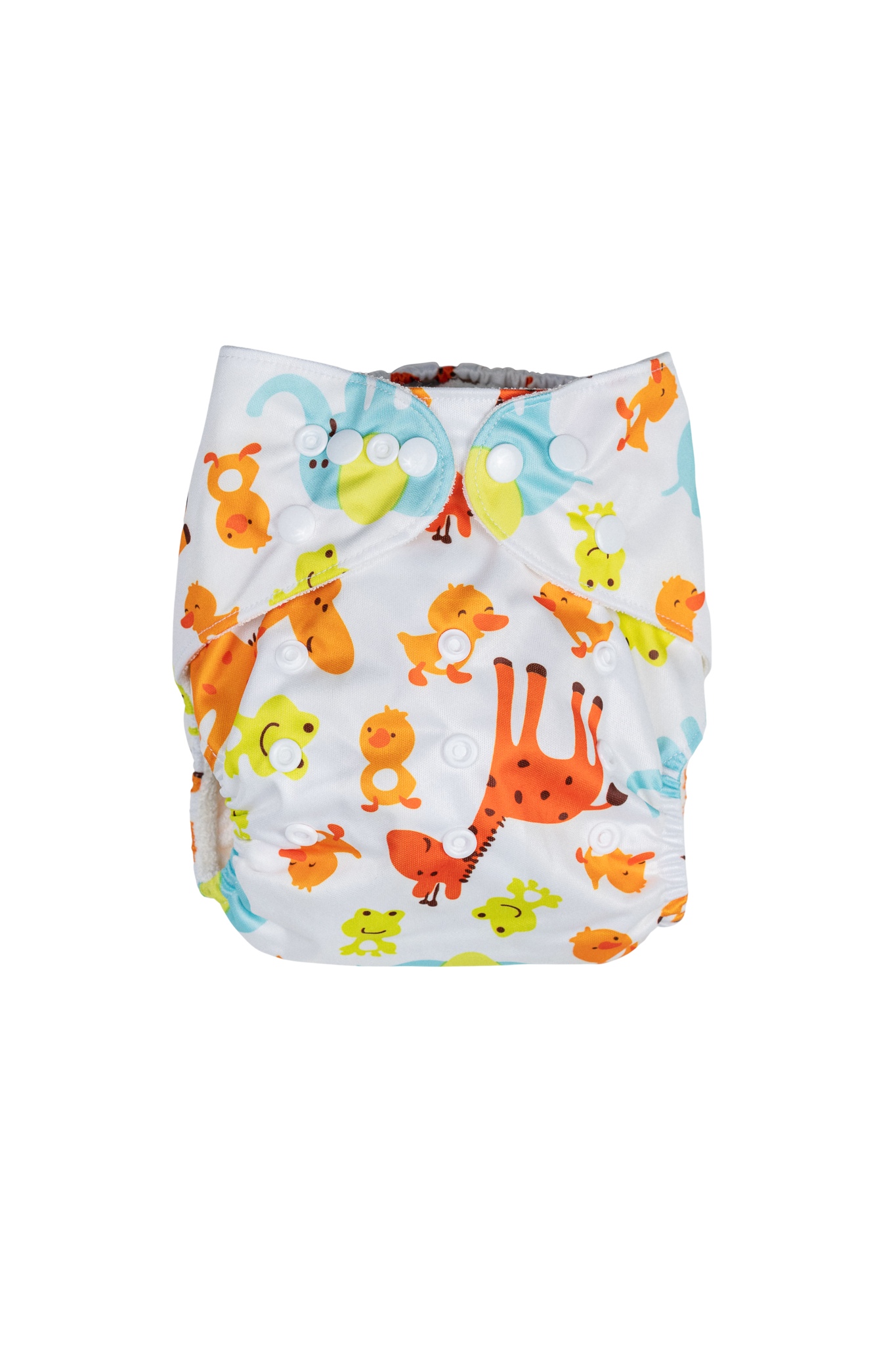 Bamboo adjustable cloth diaper - Elephant Adventure