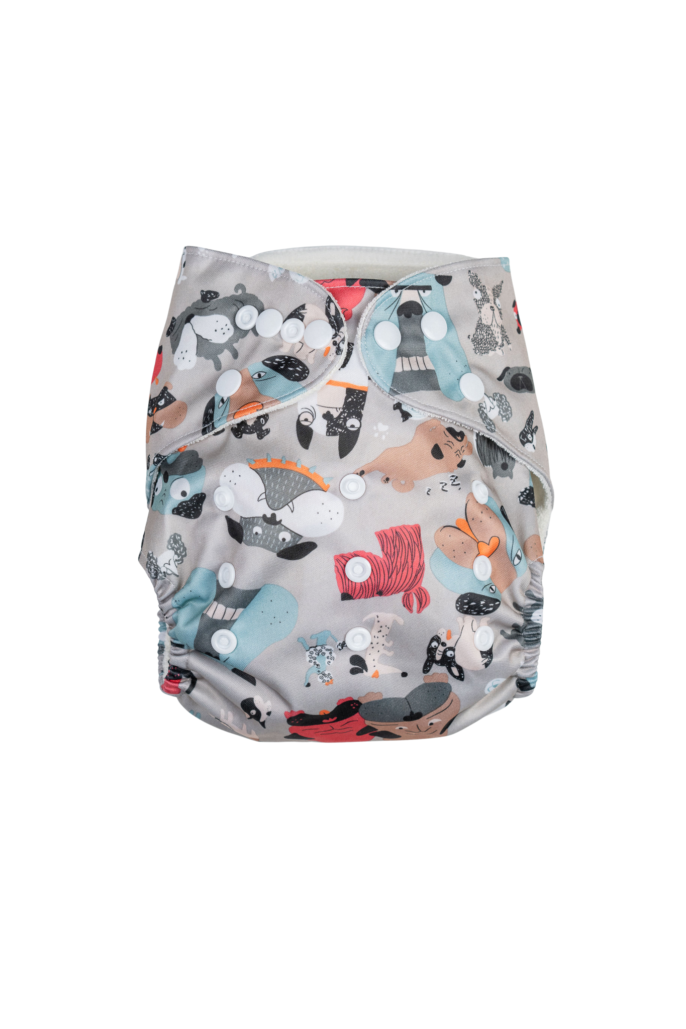 Bamboo adjustable cloth diaper - Bulldog Squad