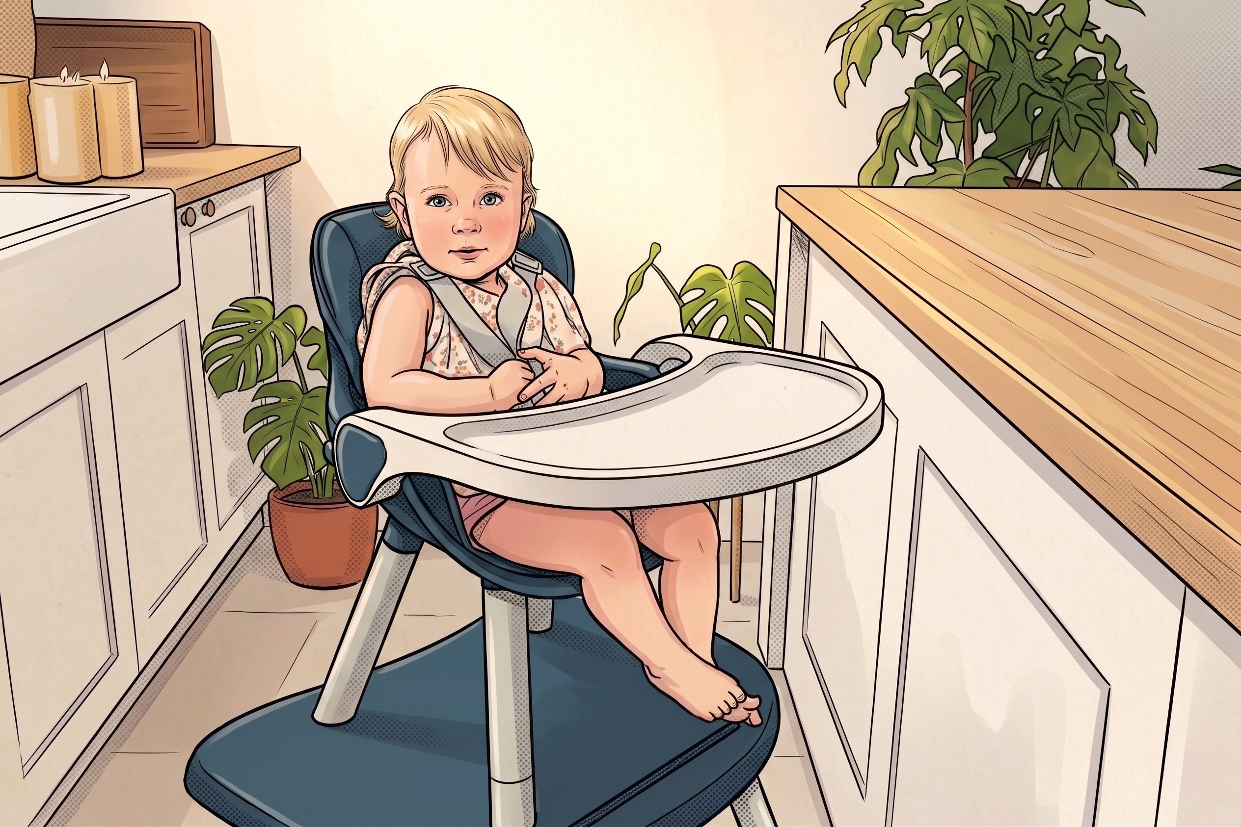High chair Monkey Mum