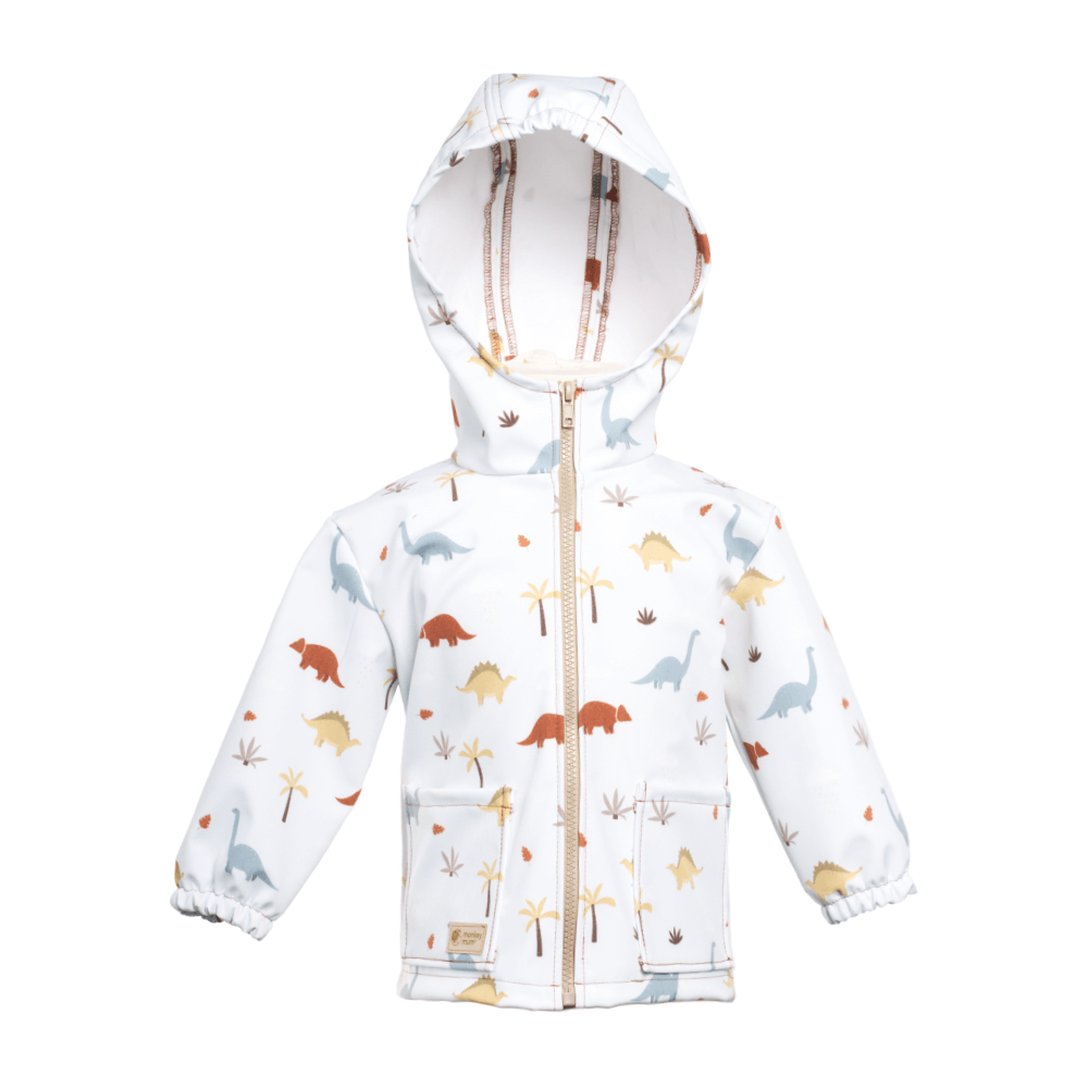 Children's Softshell Jacket with Membrane Monkey Mum® - Dinosaur Story