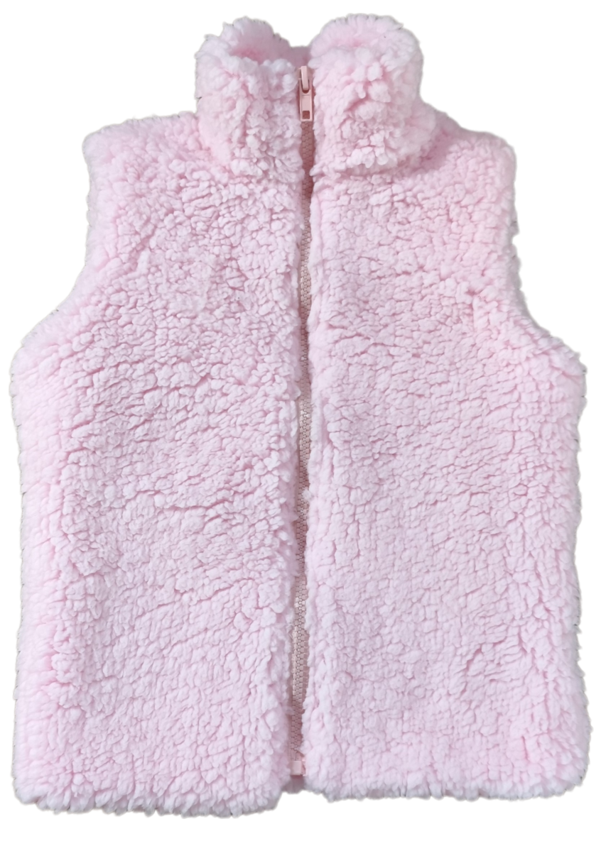 Monkey Mum® sherpa vest - Pink